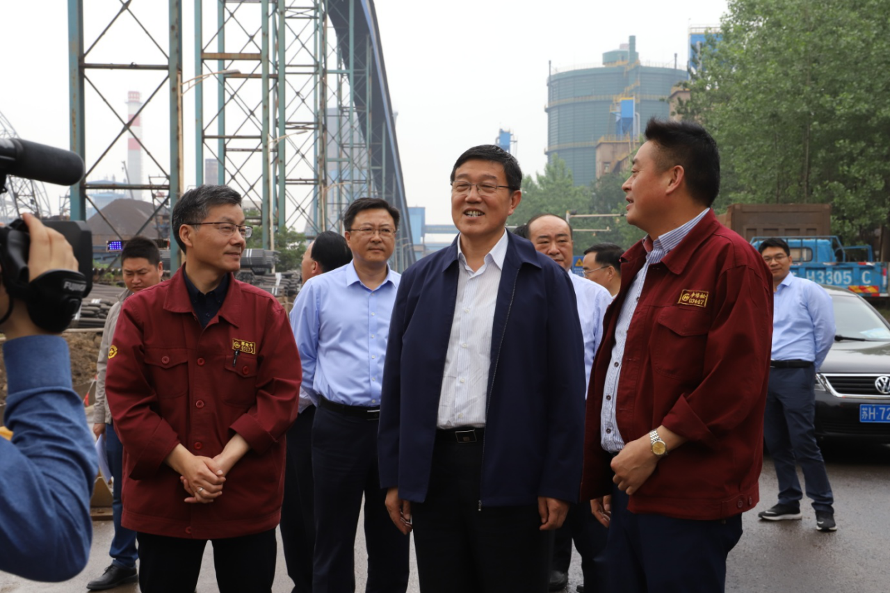 淮安市委书记姚晓东来淮钢调研
